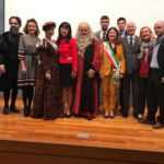 INQUIETO SIA IL GENIO -GIFU Foto di gruppo dopo lo spettacolo al Museo di Storia di Gifu assieme alla delegazione di Firenze