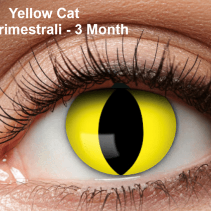 lenti a contatto morbide effetto occhi gatto giallo