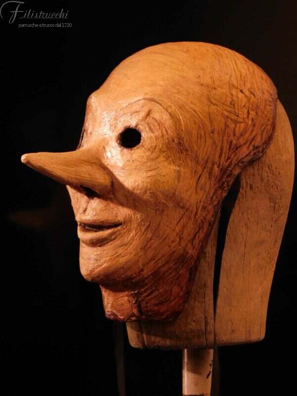Pinocchio : Maschera in Cartapesta realizzata da Filistrucchi