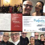 Profezia è andato in scena in prima assoluta, il 3 e 4 dicembre 2022 al Teatro Comunale Pavarotti-Freni di Modena, PROFEZIA… regia impianto scenico, video e luci Carlo Fiorini, Trucco Filistrucchi.