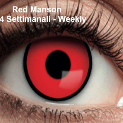Lenti a contatto settimanali effetto Red Manson